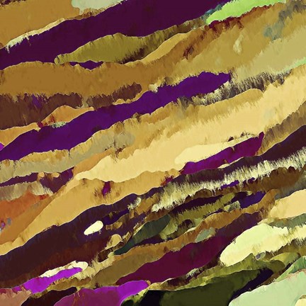 Framed Surface Odyssey Gold Print