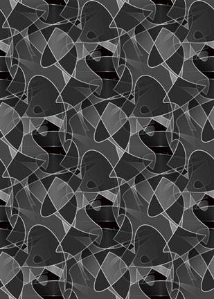 Framed Sitting Bull Seamless Print