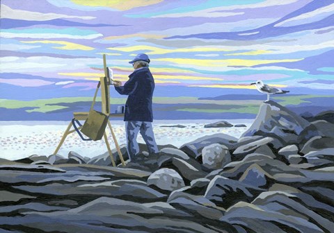 Framed Critical Eye Print