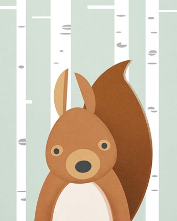 Framed Squirrel Print