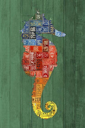 Framed Seahorse Print