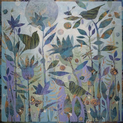 Framed Moon Garden Print