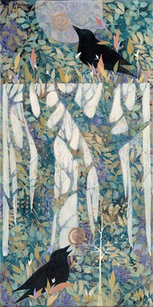 Framed Moon Songs Print