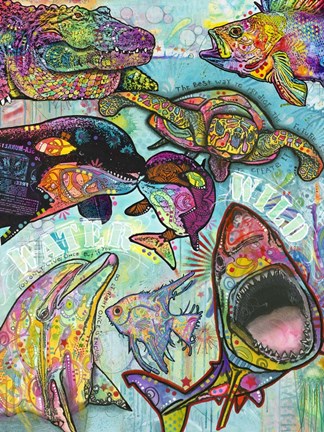 Framed Water Wild Print