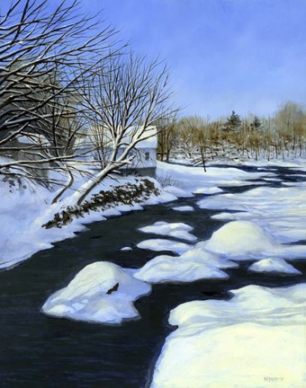 Framed Crystal Blue Print