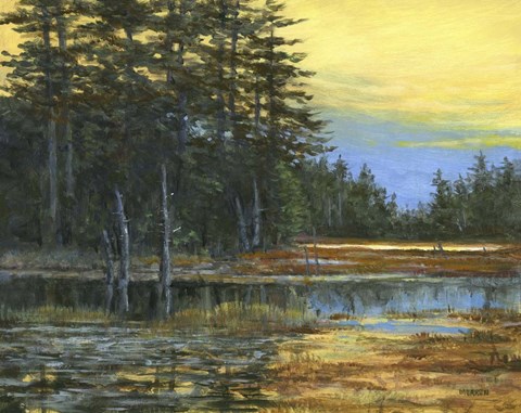 Framed In the Pale of the Day Print