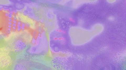 Framed Violet Strips Print