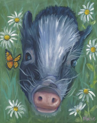 Framed Wilbur And Friend Print