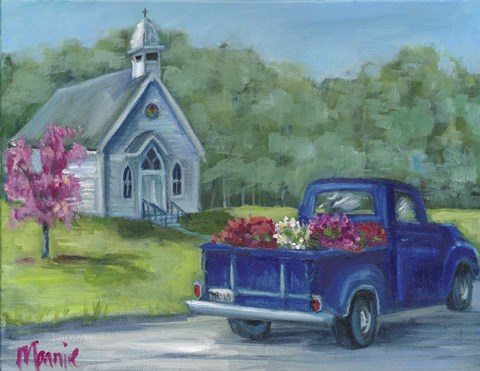 Framed Stocking Up Print