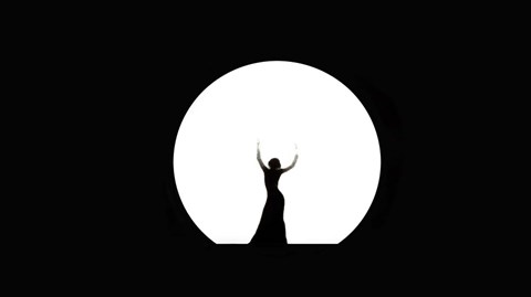 Framed Full Moon Dance Print