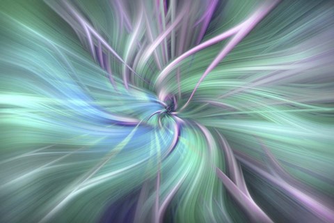 Framed Mystery of Colors Fields of Ice Print