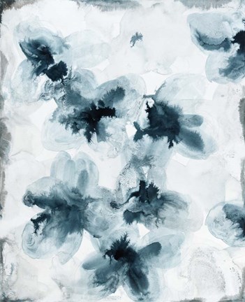 Framed Dogwood Monochrome 1 Print