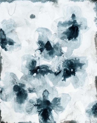 Framed Dogwood Monochrome 2 Print