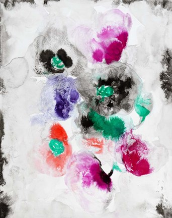 Framed Pansy Play Print