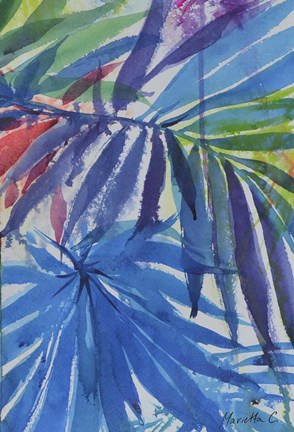 Framed Happy Tropic 1 Print