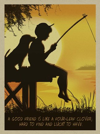 Framed Best Friends Print