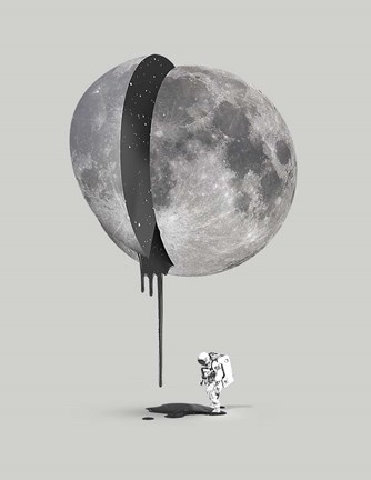 Framed Bleeding Moon Print