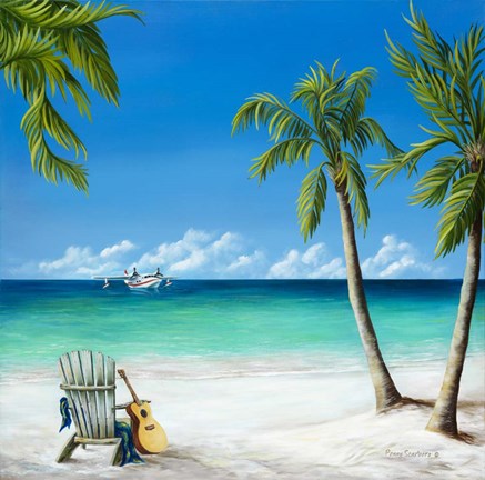 Framed Bird of Paradise Print