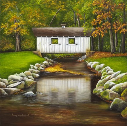 Framed Reflecting Waters Print