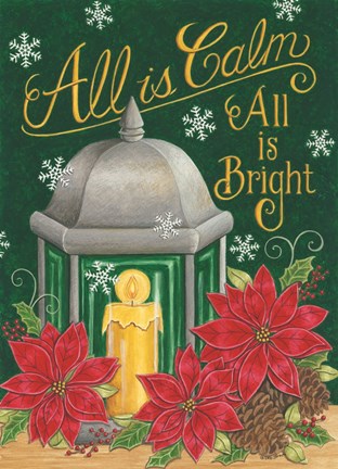 Framed All is Calm Print