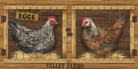 Framed Chicken House Print