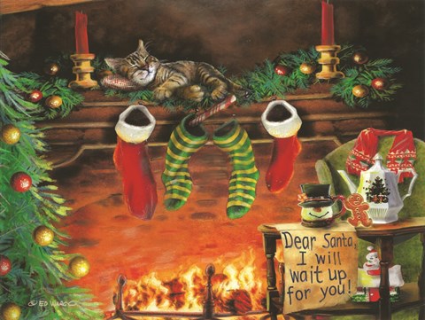 Framed I Will Wait Up Print