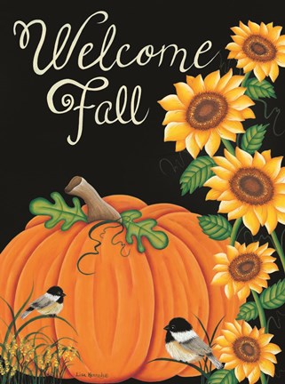 Framed Welcome Fall Print