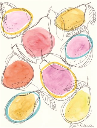 Framed So Many Pears Print