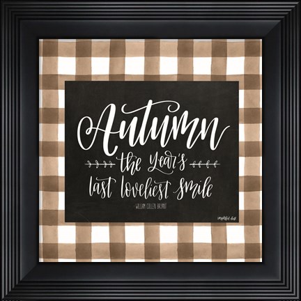 Framed Autumn Print
