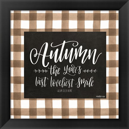 Framed Autumn Print