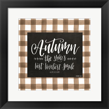 Framed Autumn Print