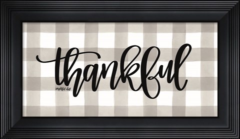 Framed Thankful Print