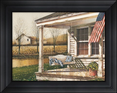 Framed Fall is in the Air Print