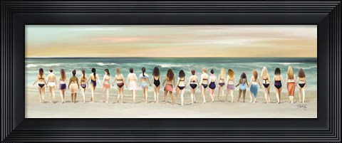 Framed Beach Babes Print