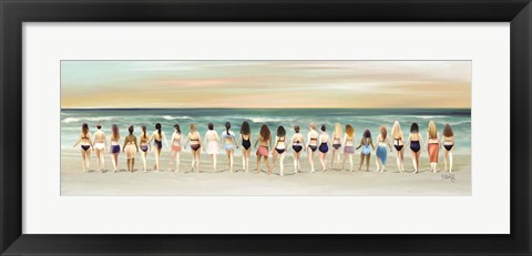 Framed Beach Babes Print