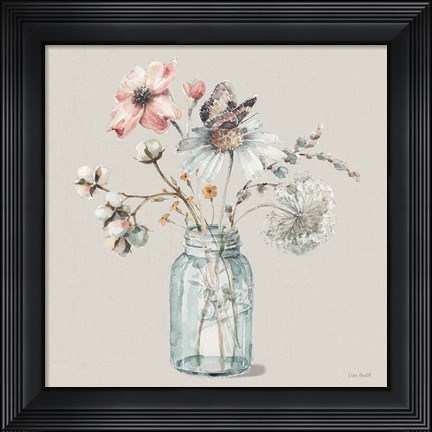 Framed Country Weekend IX Gray Print