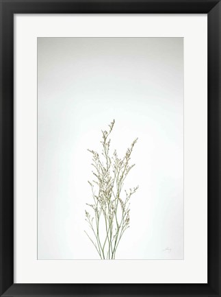 Framed Simple Stems V Print