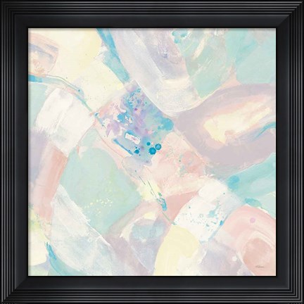 Framed White Rock I Pastel Print