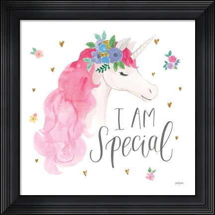 Framed Magical Friends III Print