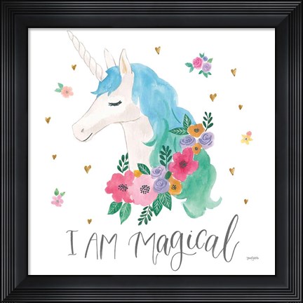 Framed Magical Friends IV Print