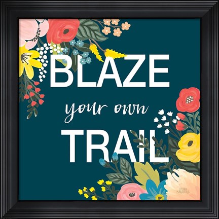 Framed Wild Garden IV Print