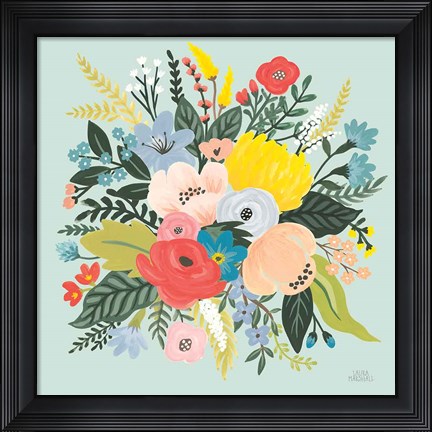 Framed Wild Garden V Print