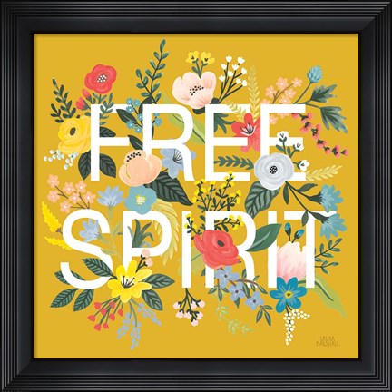 Framed Wild Garden II Print