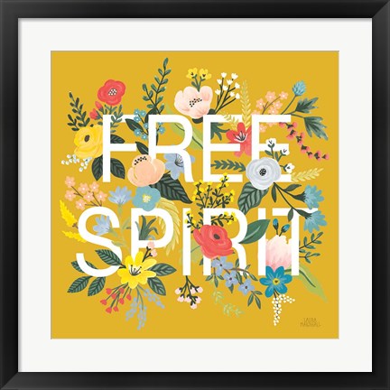 Framed Wild Garden II Print