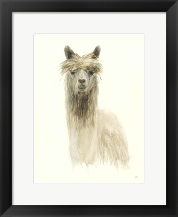 Framed Classic Llamas I Print