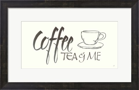 Framed Coffee Sayings II Print