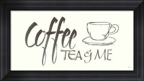 Framed Coffee Sayings II Print