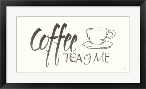 Framed Coffee Sayings II Print