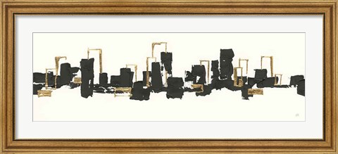 Framed Gilded City III Print