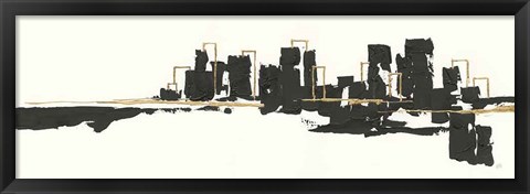 Framed Gilded City I Print